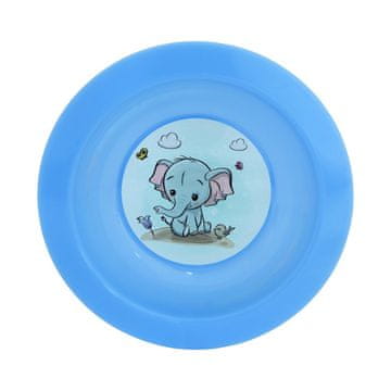 Otroški globoki krožnik 17,3 cm SLONE plastika
