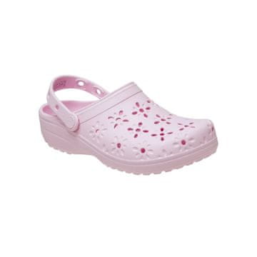 Crocs Cokle roza Classic Floral Cut Out Clog