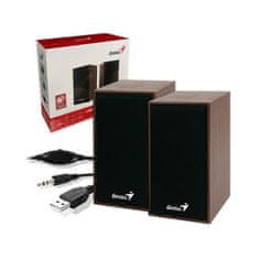 Genius SP-HF180 (31730029400) 2.0 6W, 3,5 mm jack/USB les, zvočniki