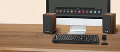 Genius SP-HF180 (31730029400) 2.0 6W, 3,5 mm jack/USB les, zvočniki
