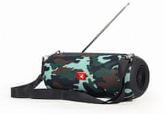 Gembird SPK-BT-17-CM 2.0, 10W FM prenosni Bluetooth Antenna Camo, zvočnik
