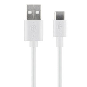 Goobay USB-A na USB-C 2m bel polnilni in sync kabel