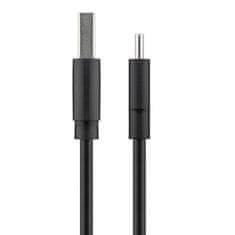 Goobay USB-A 2.0 na USB-C 3m črn polnilni in sync kabel