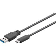 Goobay USB-A 3.0 na USB-C 2 m napajalni in sync kabel