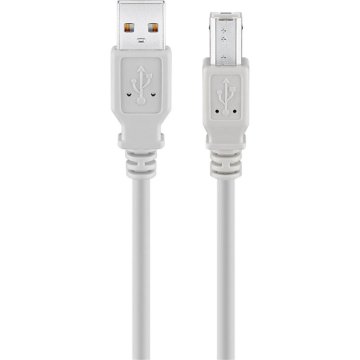 Goobay USB 2.0 (M) na USB 2.0 M (Type B) 1,8m sivi kabel