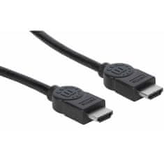 Manhattan High Speed HDMI (M/M)I 4K 30Hz 2m z Ethernet črn kabel