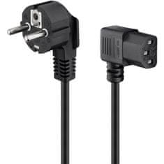 Goobay 250V(AC) 1,5m črn napajalni kabel