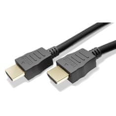 Goobay Ultra High Speed HDMI (M/M) 2.1 8K 60Hz 0,5m z Ethernet pozlačen črn kabel