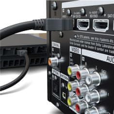 Goobay High Speed HDMI (M/M) 2.0 4K 60Hz 20m z Ethernet pozlačen črn kabel