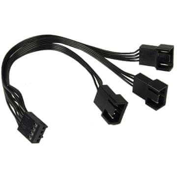 Inter-tech 4Pin PWM na 3x 4Pin PWM ventilator 15cm kabel razdelilec