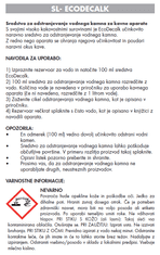 De'Longhi Sredstvo za odstranjevanje vodnega kamna EcoDecalk Mini DLSC200 2x100 ml