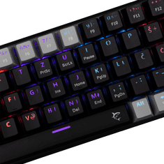 White Shark gaming tipkovnica GK-002112V2 WAKIZASHI-2 / črno-siva / RED.SW
