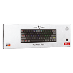 White Shark gaming tipkovnica GK-002112V2 WAKIZASHI-2 / črno-siva / RED.SW