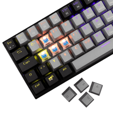 White Shark gaming tipkovnica GK-002722V2 WAKIZASHI-2 / sivo-črna / BLUE.SW