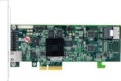 ARECA 4-portni 6Gb/s SATA PCIe 2.0 x4, RAID 0/1/1/1E/3/5/6/10/30/50/60/Single Disk/JBOD, 512 MB predpomnilnika, 1x SFF-8087,LP