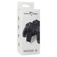 White Shark PS4 stojalo za polnjenje krmilnika PS4-0417 RINGSIDE