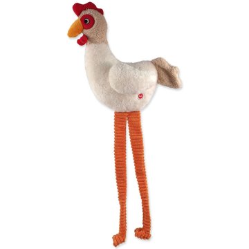 Igrača pes Fantasy Jumbo kokoš piska in šumi 80cm