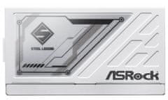 ASRock SL-850GW / 850W / 80PLUS Gold / ATX3.1 / modularni / 135mm ventilator / bela / akt.