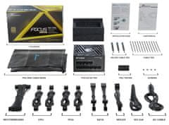 Seasonic napajalnik FOCUS GX-750 / SSR-750FX3 / ATX3.1 / akt. PFC / 135 mm / modularni / 80+ Gold