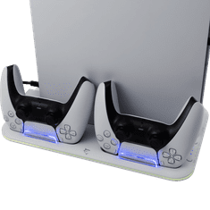 White Shark PS5 HLADILNO STOJALO + 2 POLNILNI STOJALI PS5-DZ504 KIMURA-2