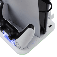 White Shark PS5 HLADILNO STOJALO + 2 POLNILNI STOJALI PS5-DZ504 KIMURA-2