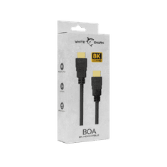 White Shark 2.00m HDMI kabel BOA HDMI-HDMI 2.1 M/M 8K@60Hz
