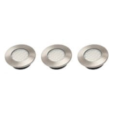 GTV Komplet svetilka Barri PLUS 3x1,5W 6400K