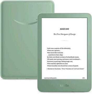 Amazon E-knjiga Kindle Touch 2024 (16 GB), matcha, POSEBNE PONUDBE