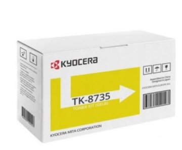 Kyocera toner TK-8735Y - 40 000 strani A4 (pri 5% pokritosti), za TASKalfa7353/8353ci, rumen
