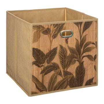 5Five® Košara/posoda 31x31 cm bambusov tisk
