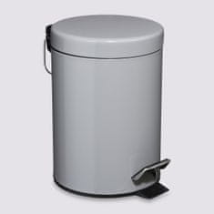 5Five® Koš za odpadke Colorama 3l, siv
