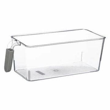 5Five® ORGANIZATOR ZA HLADILNIK M 12,5x27,5x11cm Z ROČAJEM, prozoren