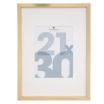 shumee Leseni tanek okvir za fotografije | 21x30cm | ZLATO