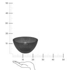 5Five® Estiva SKLEDA 25,5 cm PLASTIKA temno siv polistiren