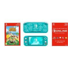 Nintendo Switch Lite Turq.+ACNH paket+NSO 12M NT