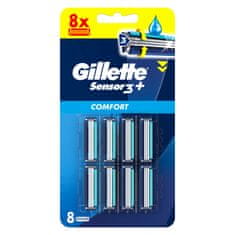 Gillette Sensor3+ Comfort nadomestne glave, 8/1