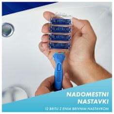 Gillette Sensor3+ Comfort nadomestne glave, 8/1