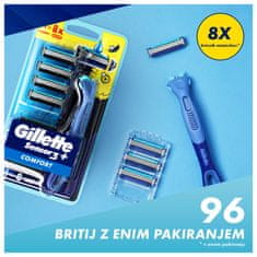 Gillette Sensor3+ Plus Comfort moška britvica
