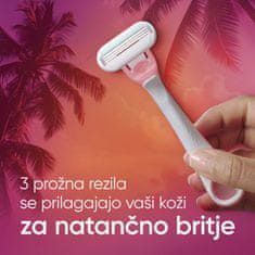 Gillette Venus Miami Vibes Disposable britvice, 3/1