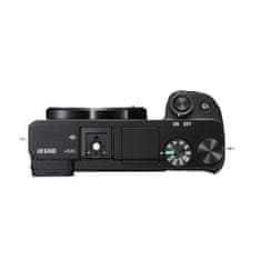 Sony ILCE6100 brezzrcalni digitalni fotoaparat + SELP1650II objektiv + SEL55210 objektiv, črn