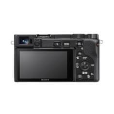 Sony ILCE6100 brezzrcalni digitalni fotoaparat + SELP1650II objektiv + SEL55210 objektiv, črn