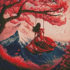 Rayher.	 Diamantni mozaik, Flying on a swing, 40x40 cm