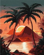 Rayher.	 Slikanje po številkah, Sunrise by the sea, 40x50 cm