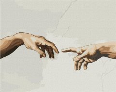 Rayher.	 Slikanje po številkah, Creation of Adam, 40x50 cm