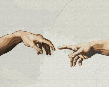 Rayher.	 Slikanje po številkah, Creation of Adam, 40x50 cm