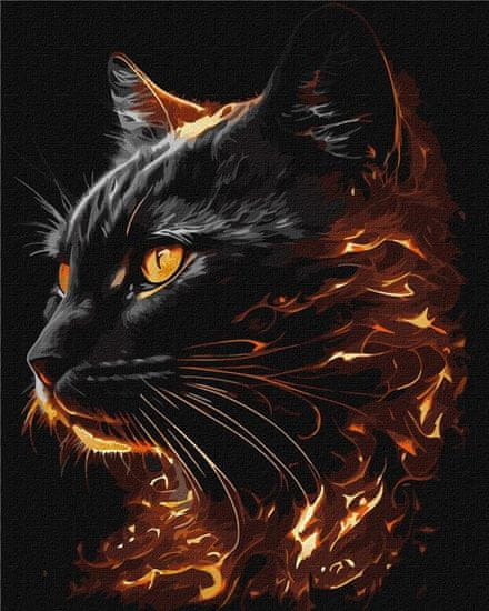 Rayher.	 Slikanje po številkah, Fiery Beauty, 40x50 cm