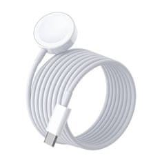 Choetech Choetech polnilec za Apple Watch USB-C bele barve