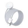 brezžični polnilec za Apple Watch USB-A (bel)