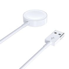 Choetech brezžični polnilec za Apple Watch USB-A (bel)