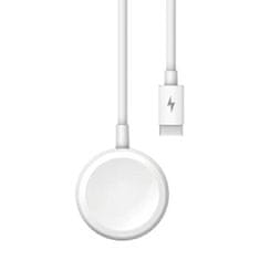 Joyroom Indukcijski polnilec 2-v-1 za Apple Watch / Lightning Joyroom S-IW002S 1,5 m (bel)